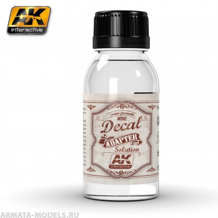 AK-582 Жидкость для приварки декалей DECAL ADAPTER SOLUTION
