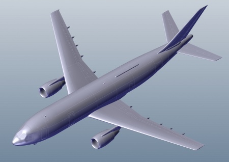 ЕЕ144146_3 Авиалайнер  А300B4 LAKER SKYTRAIN Восточный экспресс