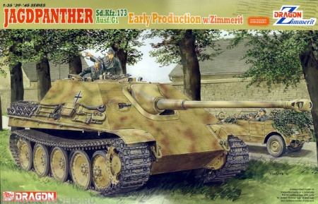 6494Д Танк Jagdpanther Ausf.G1 Early Production w/Zimmerit Dragon