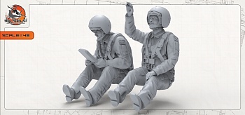 smk48060 Набор пилотов в кабине (2 фигуры) (Не для свободной продажи)