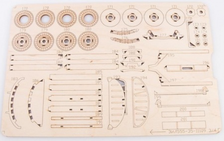 11109BAUMI Сборная модель ЗИЛ-ММЗ-555 самосвал Baumi