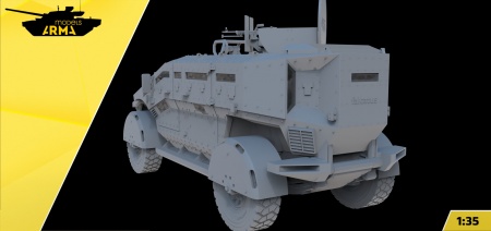 AM35957 Бронеавтомобиль ЦСН ФСБ «Фалькатус» с пулеметной турелью Arma Models