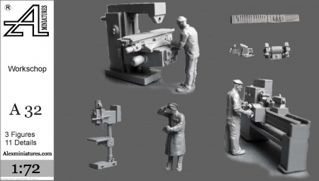 А32 Мастерская, 1:72 Alex miniatures