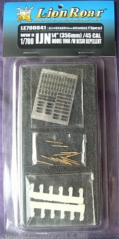 LE700041 Набор фототравления для  Barrels for IJN 356mm /45 Cal /w Resin Repellent and Etch Parts