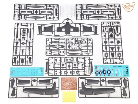 CP72005 XA2D-1 Douglas, Skyshark - CLEAR PROP Clear Prop