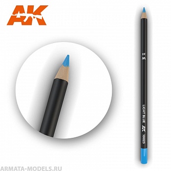 AK10023 Карандаш для везеринга Watercolor Pencil Light Blue (Box - 5 units)
