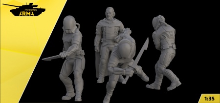 AM35932 Набор фигурок DUNE Сардаукары 4 шт Arma Models