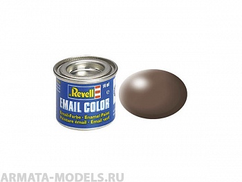 32381 Краска коричневая РАЛ 8025 шелково-матовая