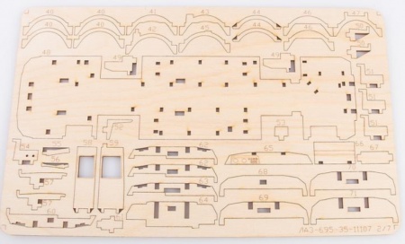 11107BAUMI Сборная модель ЛАЗ-695Н автобус Baumi