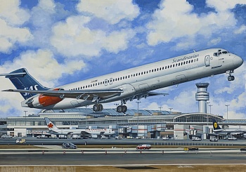 ЕЕ144112  Авиалайнер MD-80 SAS