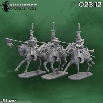 023.12АП Русская кавалерия: уланы, 1-я линия (1810-1814)
