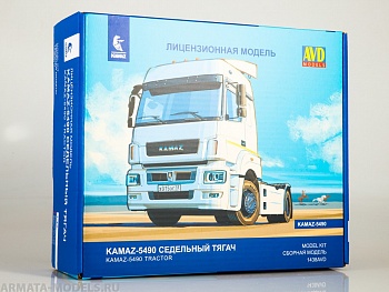 1438AVD Сборная модель КАМАЗ-5490
