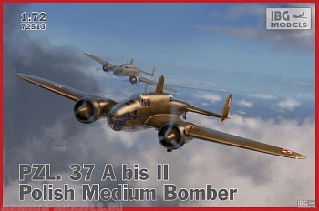 IBG72513 Самолёт PZL.37 A bis II Los - Polish Medium Bomber