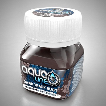 AL-08 Тонировочная паста AQUALINE  тёмная ржавчина. траки