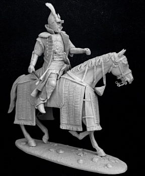 CHM-54367. Русский воевода, 1550-1620 гг. (3 варианта голов, 2 варианта правой руки, 2 варианта оружия). 54 мм. Материал - смола.