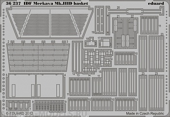 36237ED  Фототравление IDF Merkava Mk.IIID Basket 1/35
