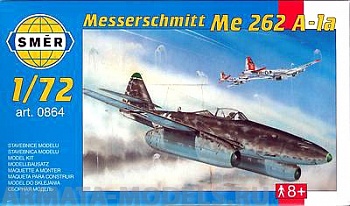 0864SM Самолет  Мессершмитт Me 262 A (1:72)