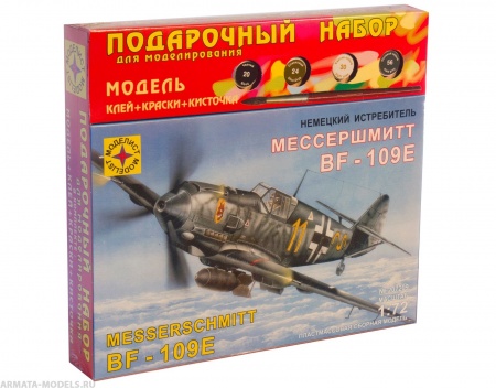 ПН207209 Истребитель Мессершмитт Bf-109E (1:72) Моделист