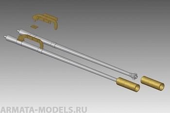 35B135RB Точеный ствол ZU-23-2 23mm 2A14 L/87,5