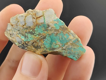 AAM0040 Бирюза натуральная, пиленая, не полированная, Казахстан.