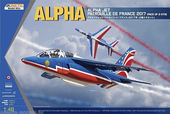 K48064 Alpha Jet Patrouille de France 2017 (pack of 2 kits)