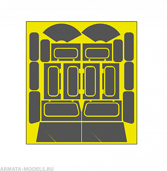 AM35109 Маска окрасочная для тигр Арбалет