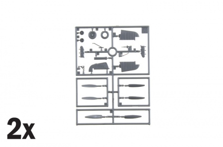 2838ИТ Самолет HURRICANE MK 1 ACES Italeri