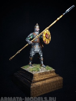202ТБ ВИМ, пеший монгол военачальник с боевыми вилами, 54 мм