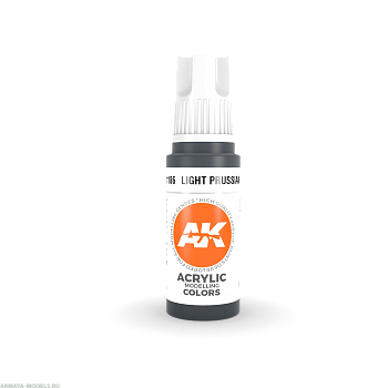 AK11186 Краска акриловая Light Prussian Blue 17ml