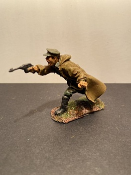 5146ТБ ВИМ, махновец в плаще стреляющий из маузера, анархистское движение, Гражданская война в России, 1/35