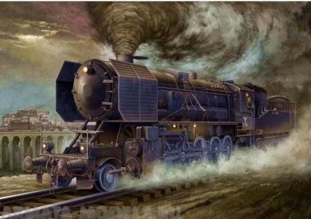 00210 Паровоз  BR 52  Trumpeter